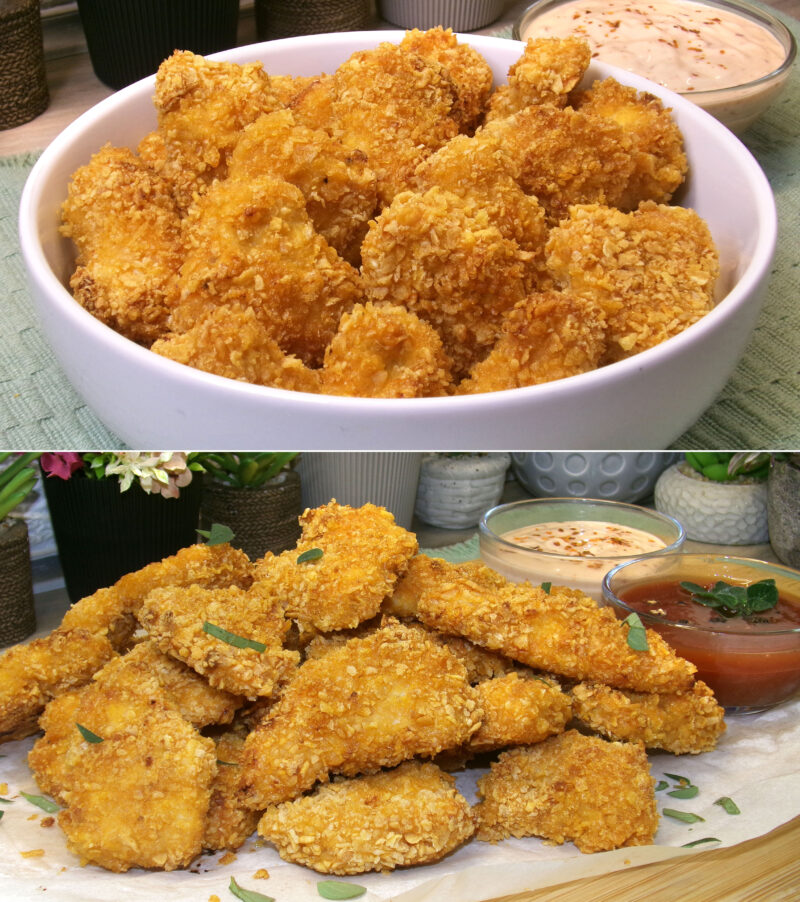 konstantinas-kitchen-rtraganes-kotoboukies-sto-fourno-crispy-chicken-nuggets-in-the-oven